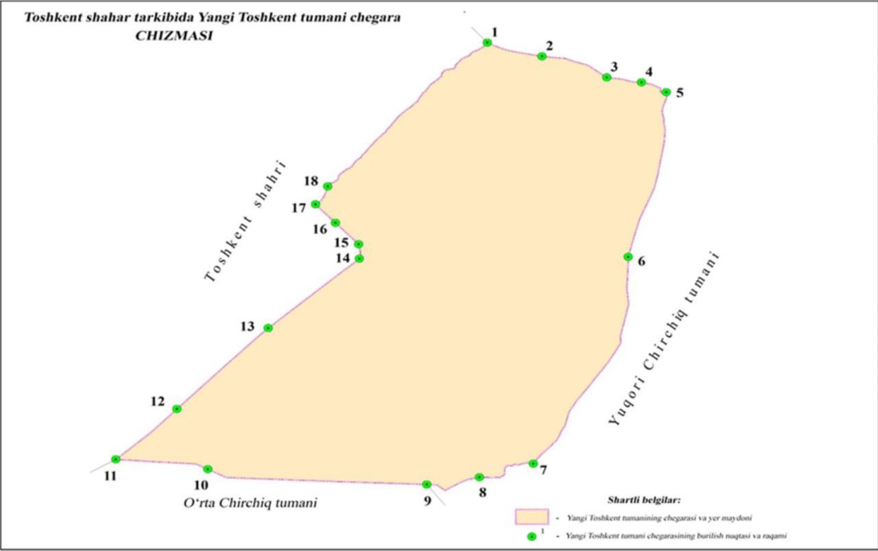 Toshkent viloyatining 19 729,41 gektar yer maydoni Toshkent shahri tarkibiga oʻtkazildi